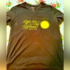 Goodfellow & Co black Tee with V neck size large